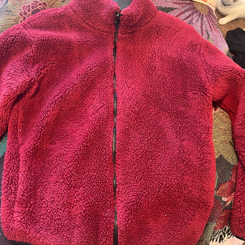 PINK cozy zip up